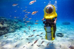 Tourists enjoying activities and guided tours in Curaçao