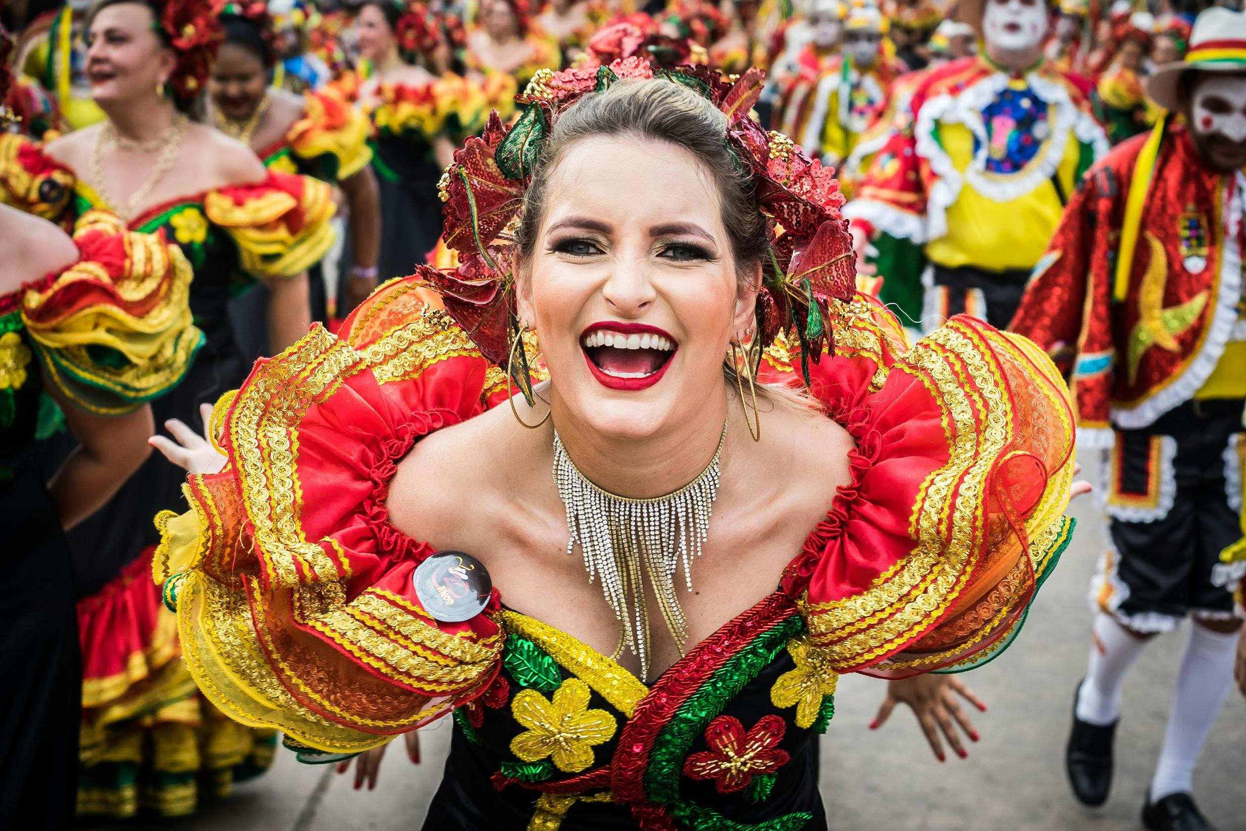 "Curaçao Carnival – A vibrant celebration with colorful parades, dazzling costumes, and festive music.