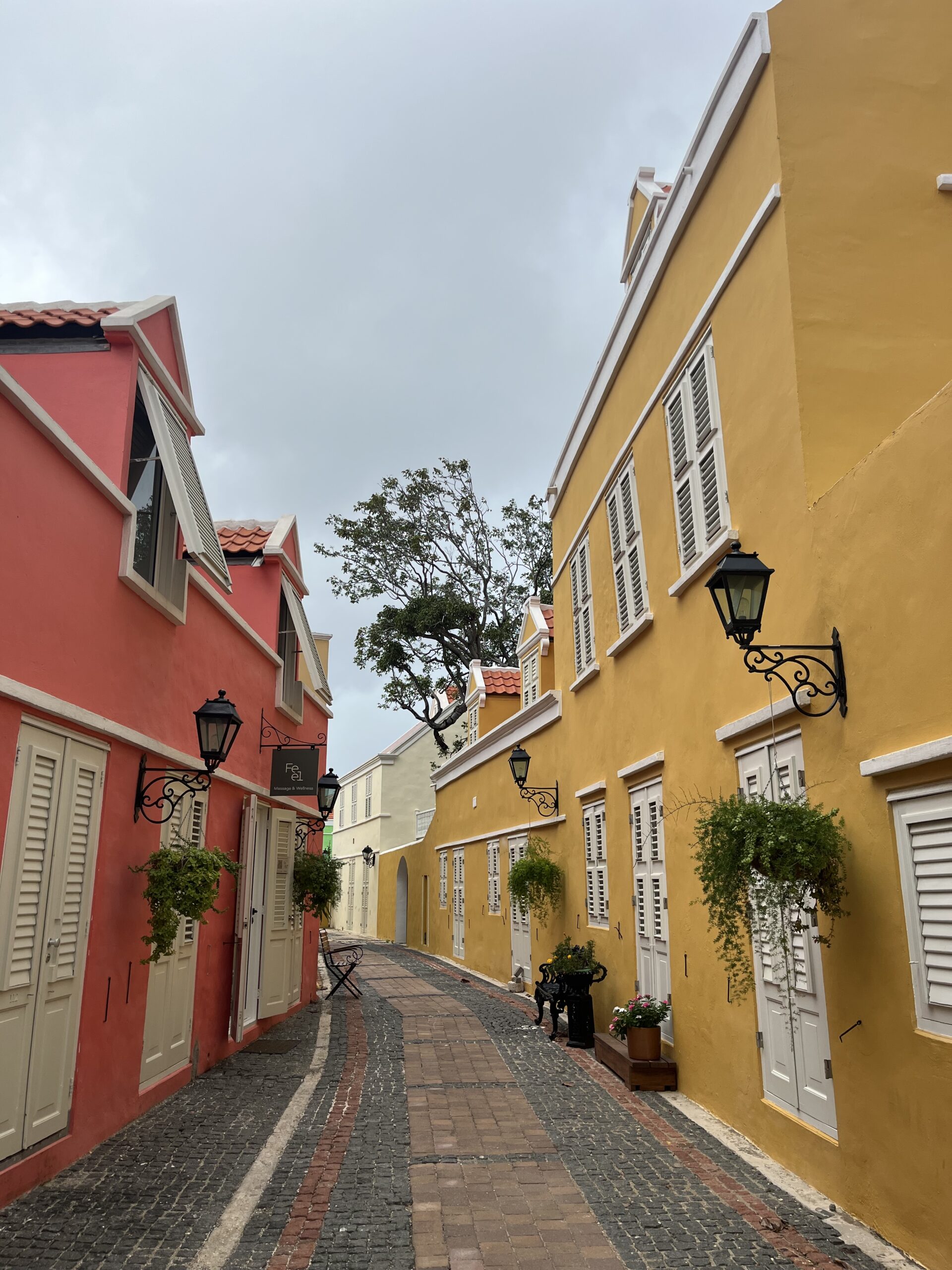 The historic Kura Hulanda Village in Willemstad, Curaçao, showcasing colonial architecture and rich cultural heritage.