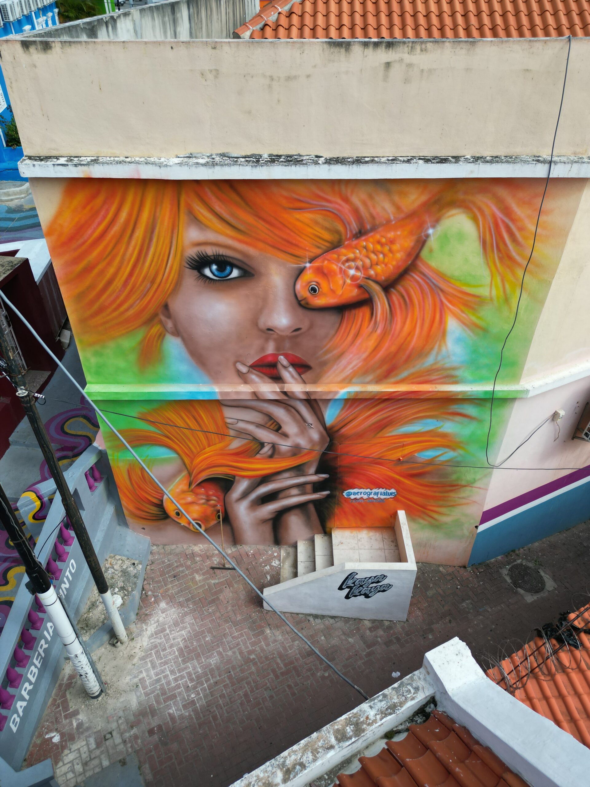 Vibrant street art murals in Willemstad, Curaçao, showcasing the island’s creative spirit and cultural heritage.